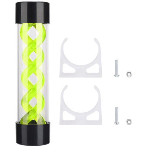 Réservoir d'eau 200MM avec filetage G1/4 pour refroidisseur PC, accessoire d'ordinateur vert