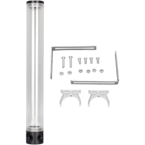 Réservoir d'eau acrylique transparent pour refroidissement liquide, 4 entrées filetées G1/4, réservoir ouvert pour circuit de watercooling