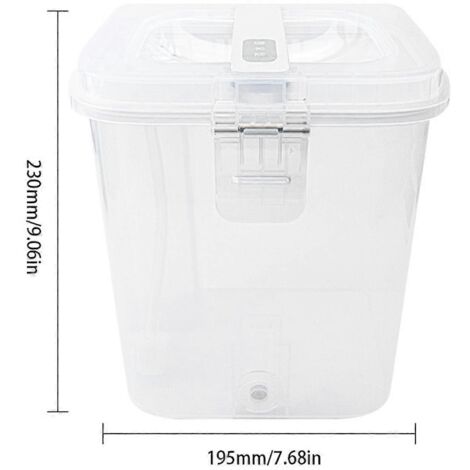 Réservoir d'eau autonettoyant 2 C101, blanc transparent--