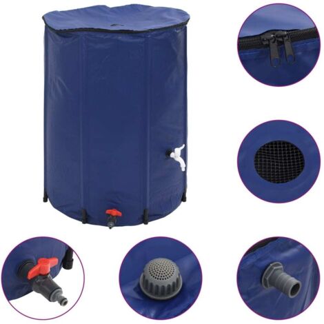 Réservoir d'eau avec robinet pliable 750 L PVC CFW698010