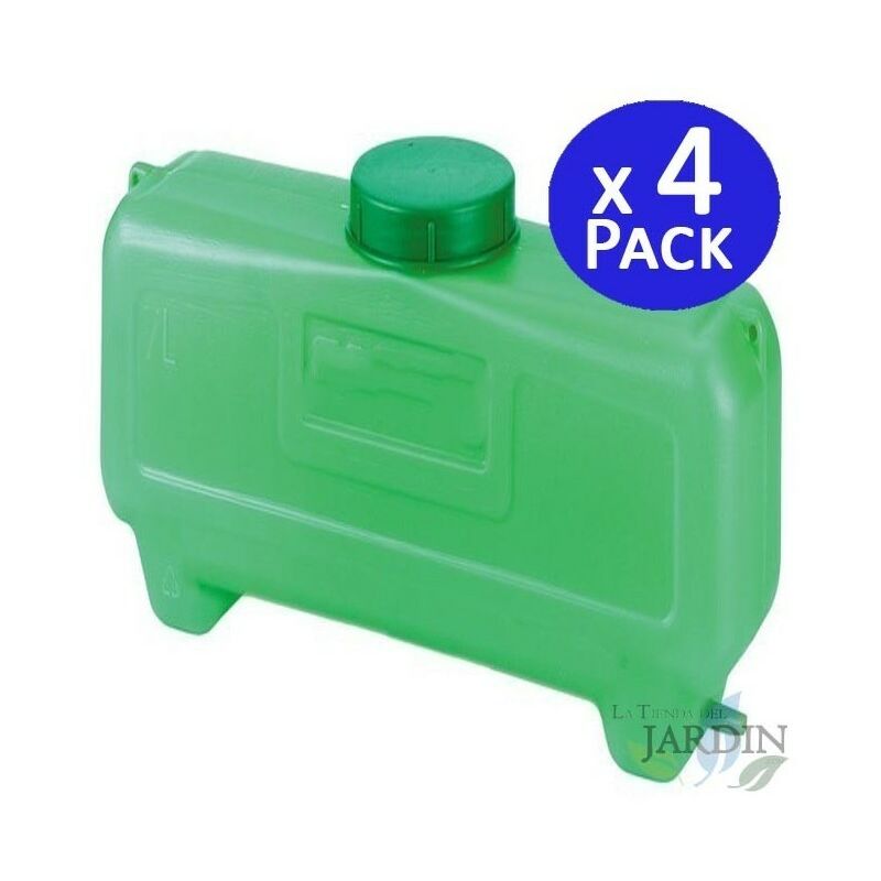 Suinga - Réservoir d'eau de 7 litres avec filtre, 47 x 11 x 18 cm (Pack 4)
