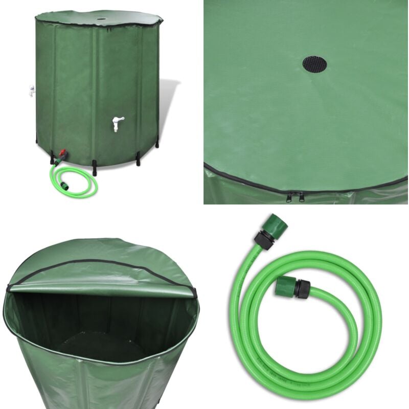 Réservoir d'eau de pluie pliable 250 l - réservoir d'eau - réservoirs d'eau - Home & Living - Vert