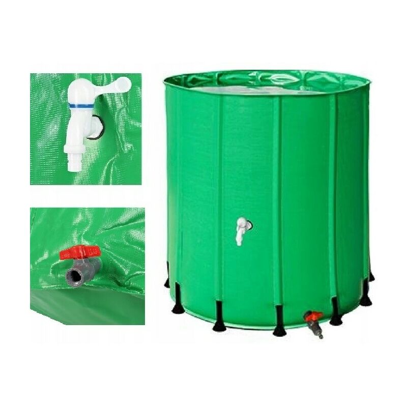 Azura Home Design - Réservoir d'eau de pluie pliable 750 l