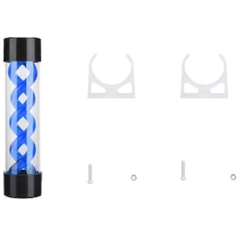 Réservoir d'eau de refroidissement liquide pour PC de 200 mm avec filetage G1/4 pour refroidisseur (bleu)