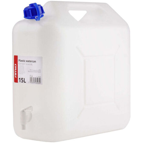 Réservoir d'eau en plastique avec robinet 15L AMIO-03203