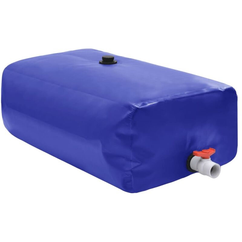 vidaXL Réservoir d'eau avec robinet pliable 500 L PVC