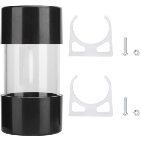 Réservoir d'eau transparent cylindrique 100MM pour refroidissement PC, design durable et attrayant