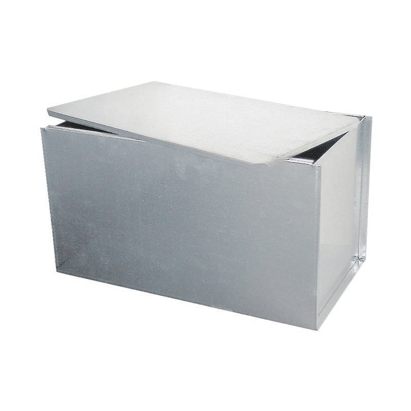 Réservoir d'expansion ouvert en acier inoxydable aisi 304 avec couvercle - Capacité 100 litres