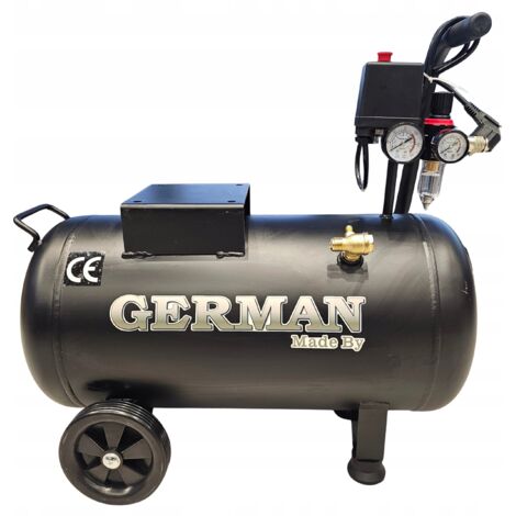 Réservoir d'huile pour compresseur de cylindre, pressostat 230 V, ensemble de vannes d'alimentation, 50 L