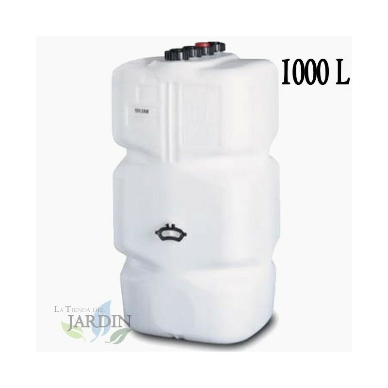 Réservoir carré pour essence/gasoil de 1000 litres homologué. Dimensions : Longueur 78 cm, Largeur 78 cm, Hauteur 195 cm