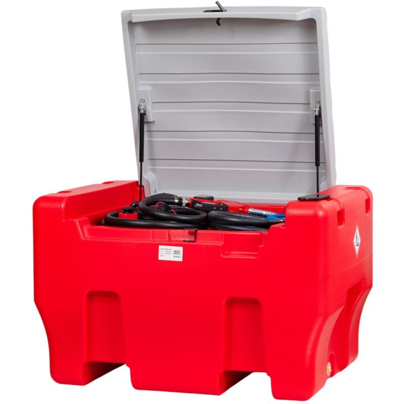 Mw Tools - Réservoir Diesel Rouge Fioul pe 300L + AdBlue 50L avec pompe 12V TDA3305012