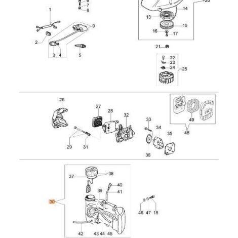 RÉSERVOIR D'ORIGINE EMAK 58040341R