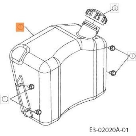 RÉSERVOIR D'ORIGINE EMAK C7510818D