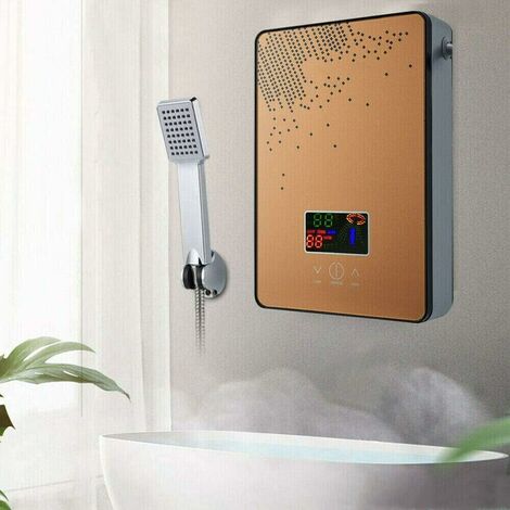 Réservoir électrique 6500W - Chauffe-eau instantané LED instantanée