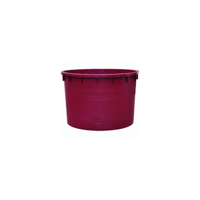 Cuve ronde sans poigne'es marc 500 lt cm 100x82 h en polye'thyle'ne basse densite' pour l'alimentation le vin le raisin