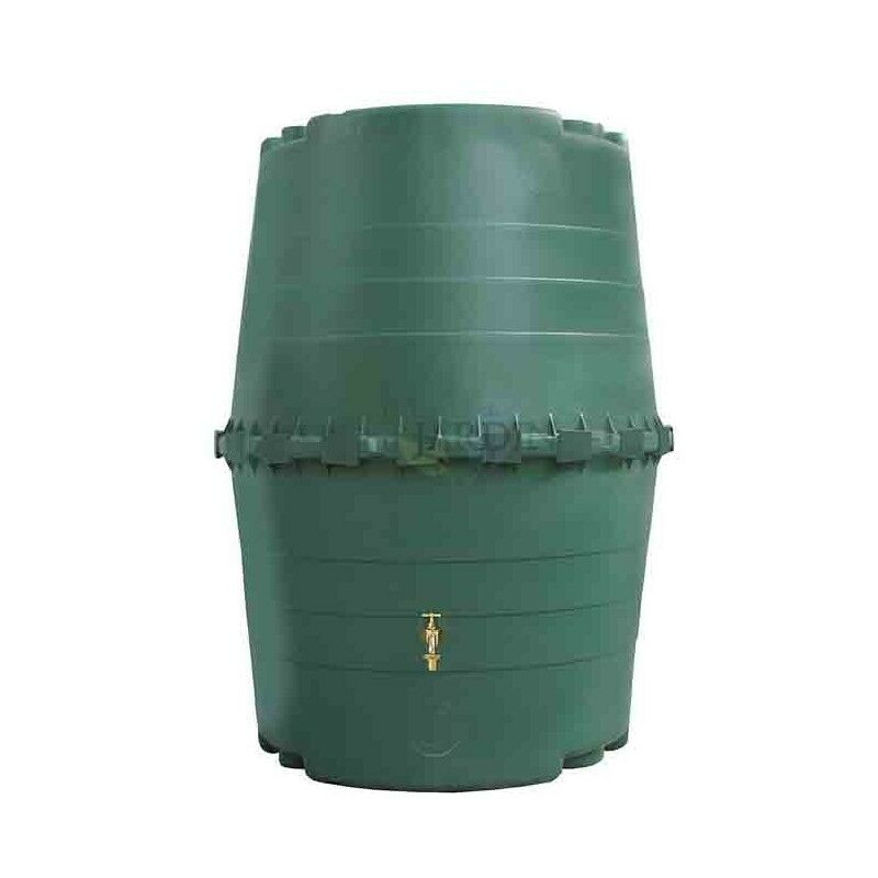 Réservoir en polyéthylène pour l'eau de pluie, 1300 l. Longueur 118cm, largeur 118cm, hauteur 156cm. Récupération d'eau de pluie