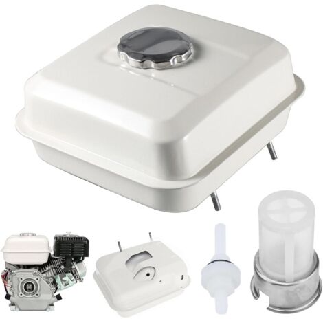 Réservoir Essence pour Honda GX120 GX140 GX160 GX200 Moteur, Kit de Réservoir à Essence de 3L avec Bouchon de Réservoir Filtre à Carburant et Conduite de Carburant Réservoir de Carburant