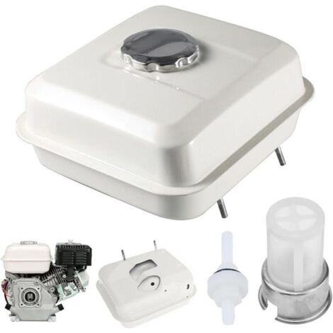 Réservoir Essence pour Honda GX120 GX140 GX160 GX200 Moteur, Kit de Réservoir à Essence de 3L avec Bouchon de Réservoir Filtre à Carburant et Conduite de Carburant Réservoir de Carburant