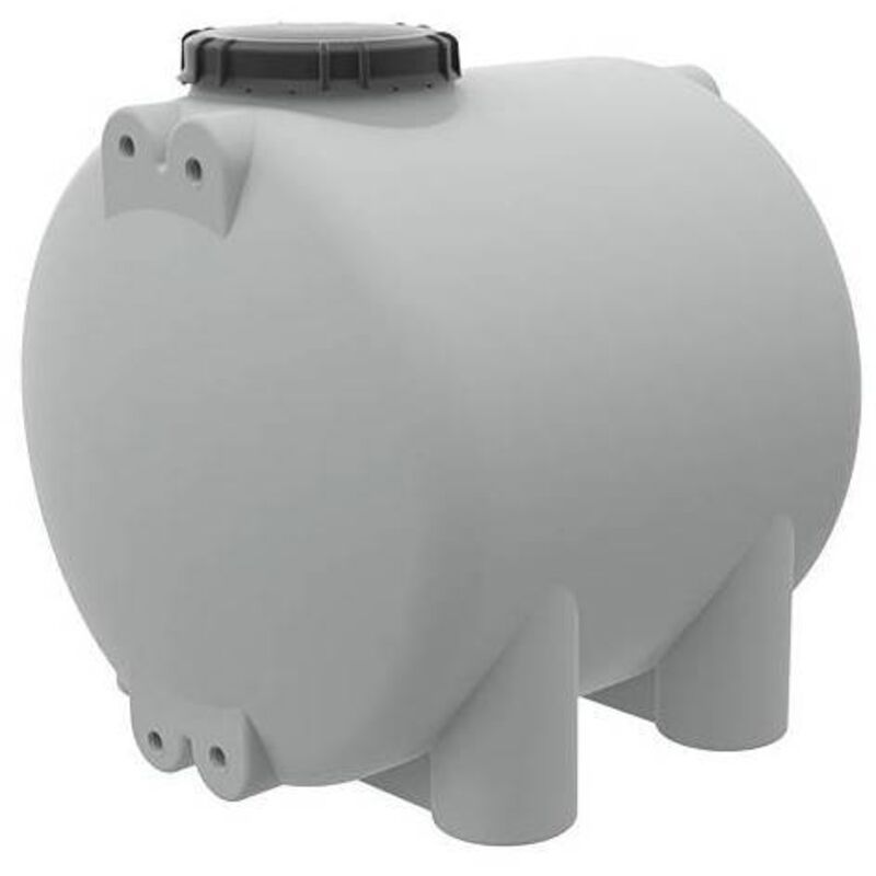 Réservoir horizontal en polyéthylène hors sol avec