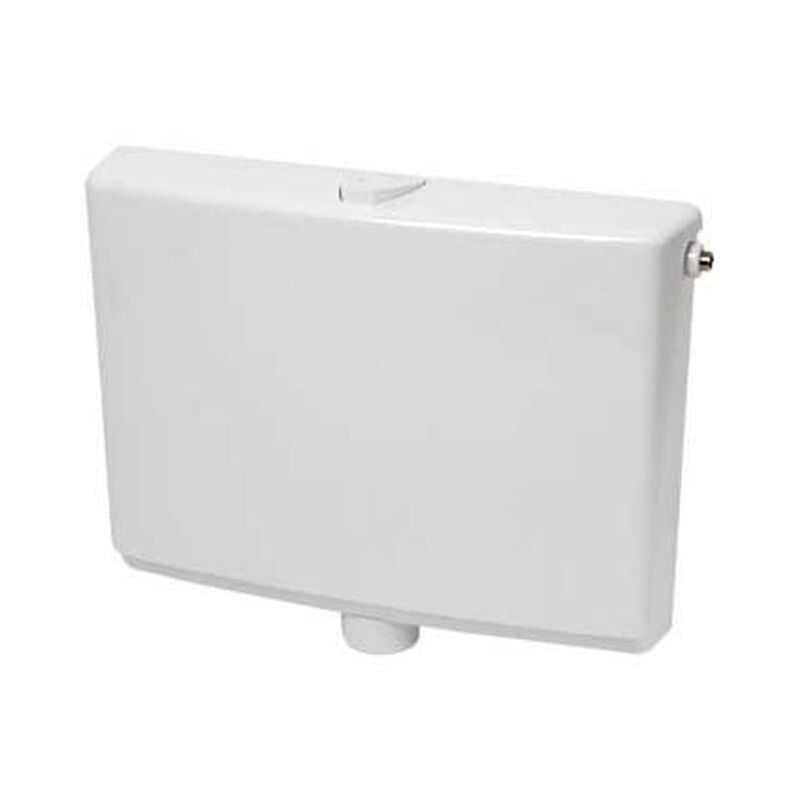Wisa - 550 Réservoir wc suspendu bas à simple chasse 6/9 litres réglable blanc