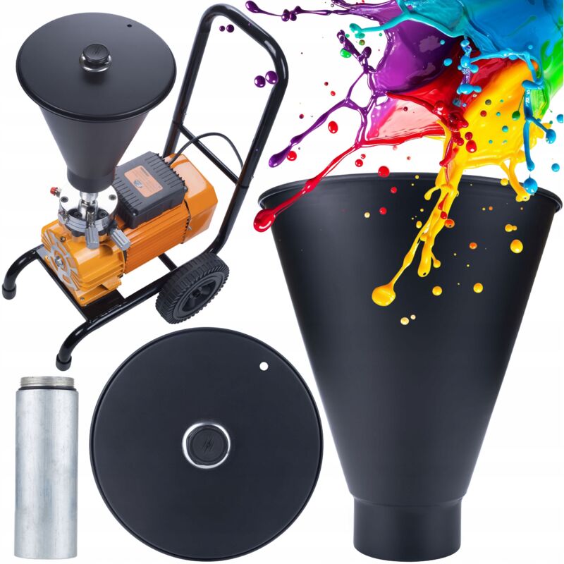 Serbatoio in plastica da 5 litri per materiale/vernice per l'unità di verniciatura a membrana Strong Storm