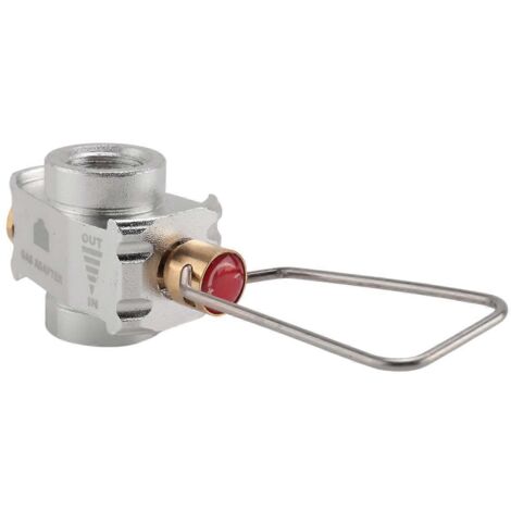 Réservoir plat de remplissage pour convertisseur de gaz Camping Gas Saver Plus, argent--