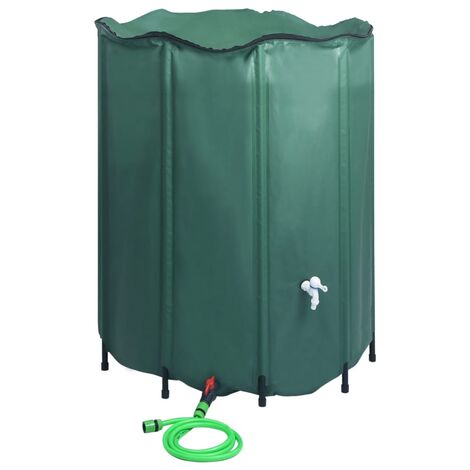 Réservoir pliable d'eau de pluie avec robinet 1000 L