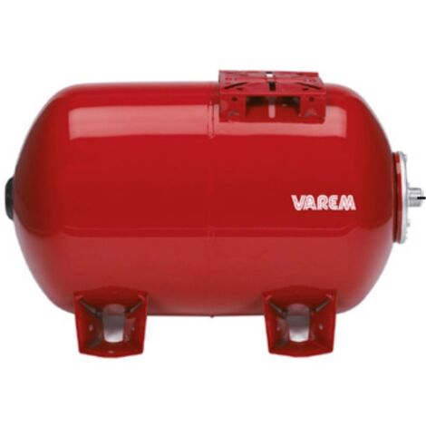 Réservoir pression à vessie interchangeable horizontal 10 bars - Capacité de 80 litres - L : 680 mm - H : 475 mm - Bois