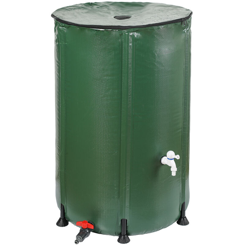 Réservoir / cuve d'eau de pluie pliable Vert 100 Litres - Vert