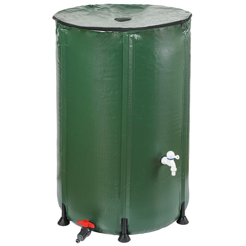 Terrejardin - Réservoir / cuve d'eau de pluie pliable 250 Litres