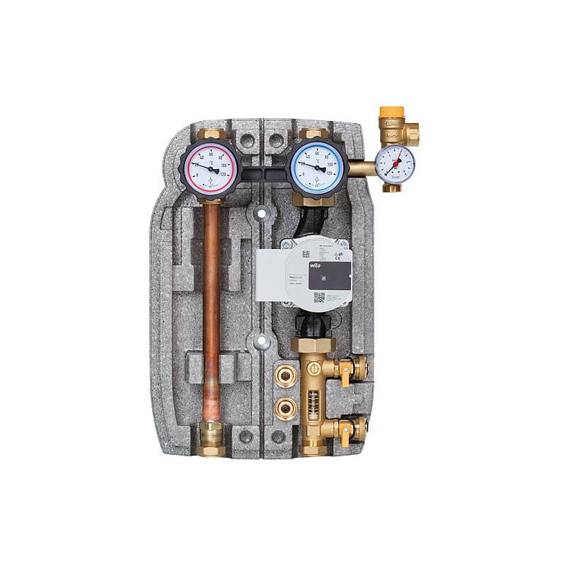 Reservoir solaire Easyflow 22mm 2 circuits, 2-12l/min, Wilo Para ST25/6