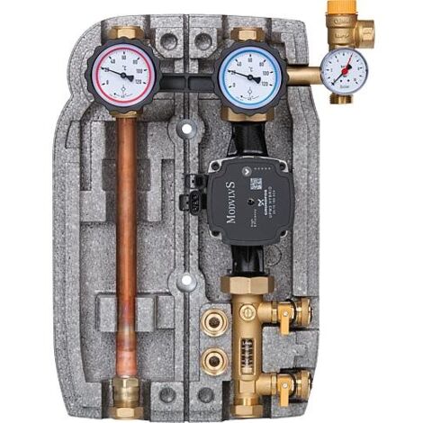 Reservoir solaire Easyflow 22mm 2 circuits, 8-28l/min Grundfos UPM3 Hybride 25-70