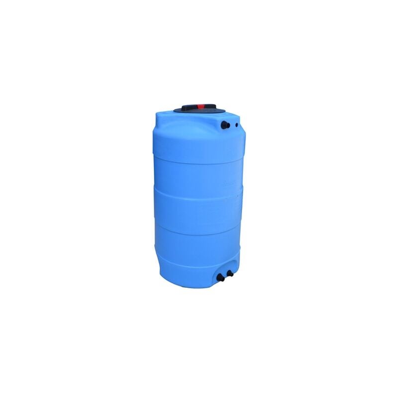 Réservoir en polyéthylène bleu 300 litres - 63x117 cm