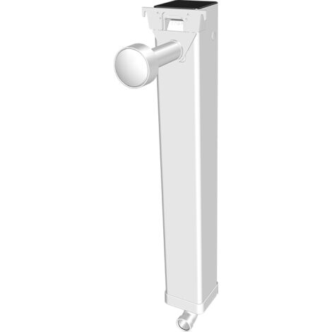 Réservoir wc dissimulé "TUBCHASS" 6L avec bouton encastré pour cloison de 20 à 100 mm Clara