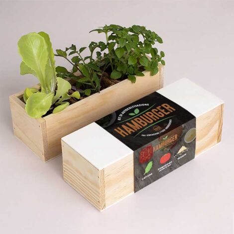 RESETEA, KIT AUTOCOLTIVAZIONE HAMBURGER, CASA, IDEE REGALO, CUCINA