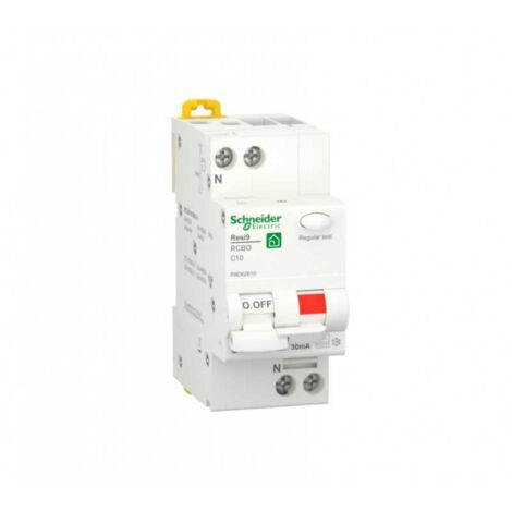Resi9 1P+N 10A 4,5KA Curva C 30 mA F-SI Schneider R9D62610