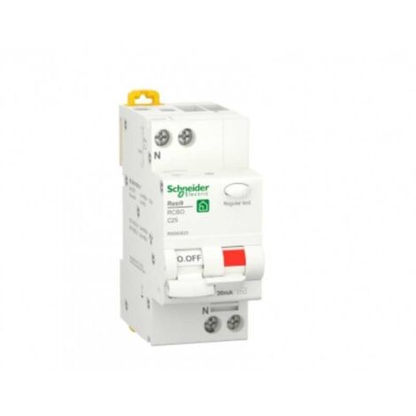 Resi9 1P+N 25A 4,5KA Curva C 30 mA AC Schneider R9D60625