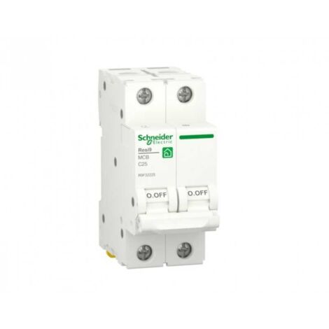Resi9 2 Poli 25A 4.5KA Curva C 2 Moduli Schneider R9F32225