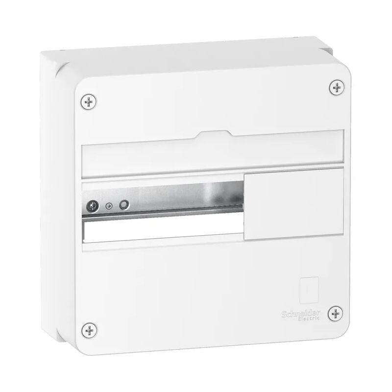 Coffret de communication 1x13M tri en saillie 250x250x108mm avec rail din et bornier terre Resi9 cx
