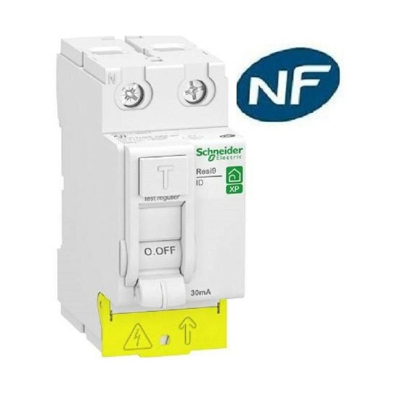 Schneider Electric - Interrupteur différentiel Resi9 xp 2P 63A 30ma type ac - Schneider R9PRC263