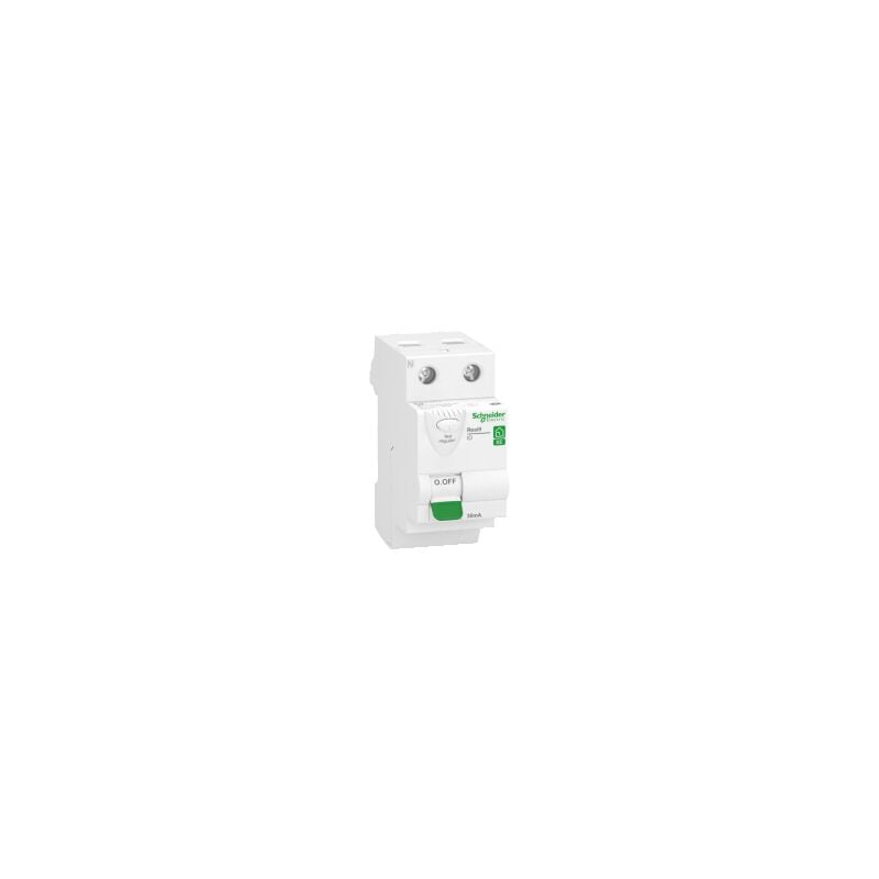 Schneider Electric - Resi9 xe - interrupteur différentiel - 2P - 25A - 30mA - Type ac - embrochable - R9ERC225