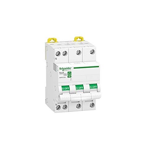 RESI9 XP - DISJONCTEUR MODULAIRE - 3P+N - 20A - COURBE C - PEIGNABLE SCHNEIDER ELECTRIC
