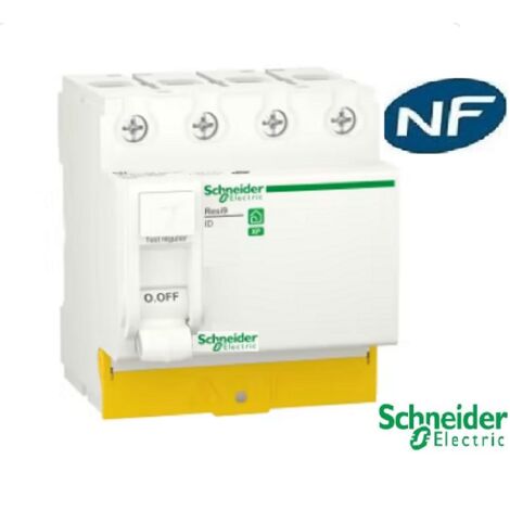 RESI9 XP - INTERRUPTEUR DIFFÉRENTIEL - 4P - 40A - 30MA - TYPE AC - PEIGNABLE SCHNEIDER ELECTRIC