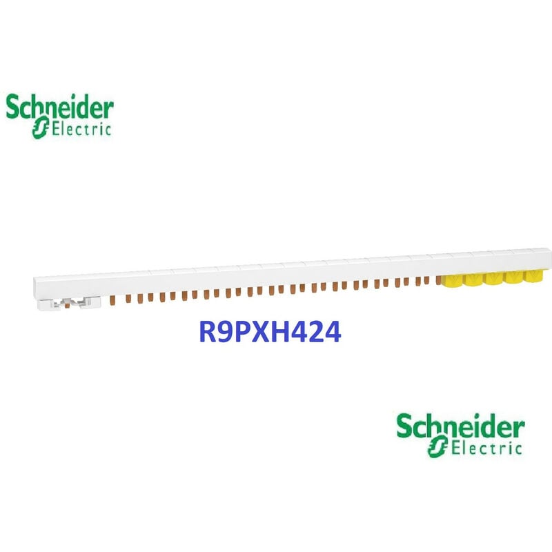 Peigne de raccordement Resi9 xp 3P+N 63A - 24 modules Schneider R9PXH424