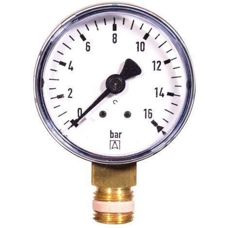 Resideo Manometer M70AF, Eingang, 0–16 bar, für Primuscenter DWC