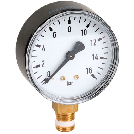 Resideo Manometer M78M, für Filter F78TS, R 1/4", Teilung 0–16 bar