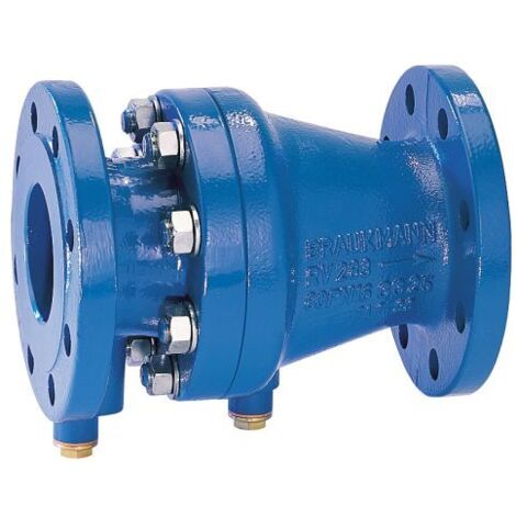 Resideo Rückflussverhinderer RV283P, Flansch GG, plvb, A DN 200, Blau