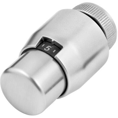 Resideo Thermostatregler T4xxx, 6–26 Grad C, M30x1,5mm, gebürstet