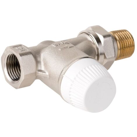Resideo Thermostatventilkörper H, Messing vernickelt, Durchgangsausführung, 1"