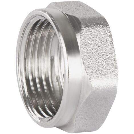 Resideo Überwurfmutter VA5000B, Messing vernickelt, 1/2"